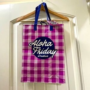 ALOHA Friday Tote Bag Palaka Print